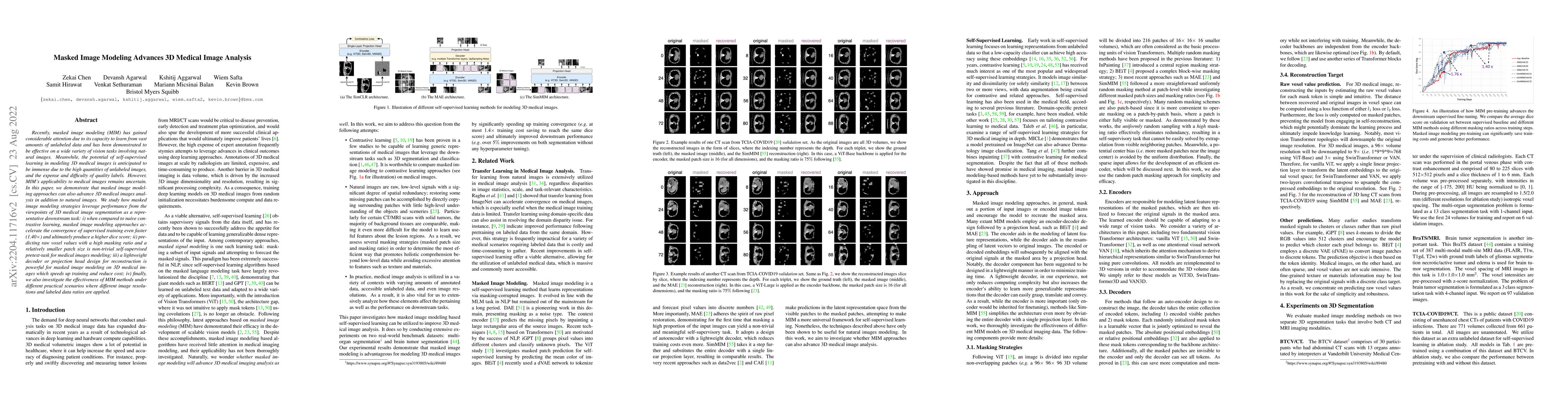 Thumbnail for Masked Image Modeling Advances 3D Medical Image Analysis