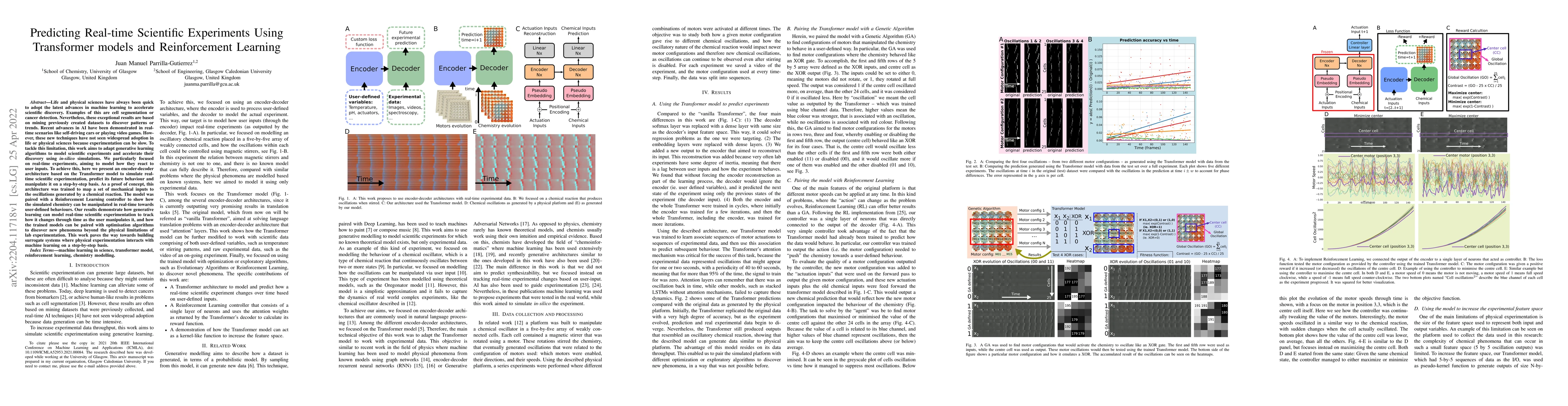 Thumbnail for Predicting Real-time Scientific Experiments Using Transformer models and
  Reinforcement Learning