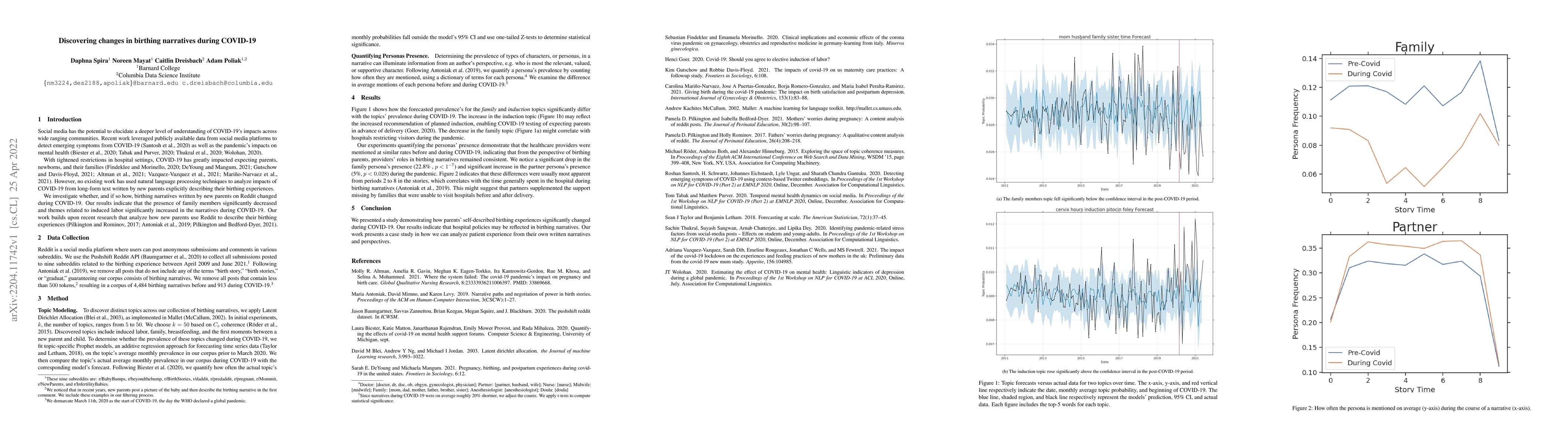 Thumbnail for Discovering changes in birthing narratives during COVID-19