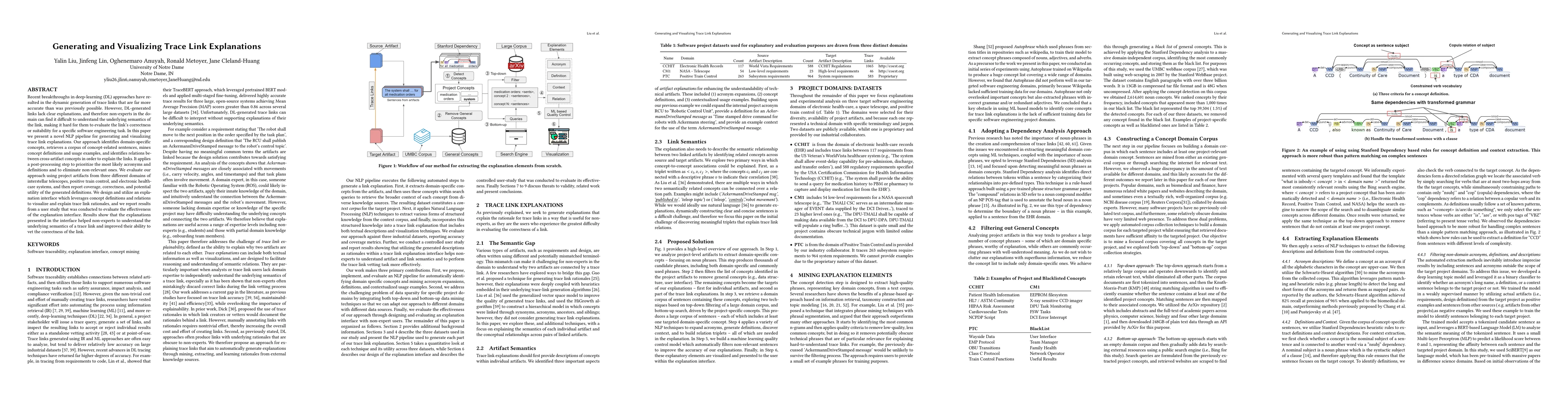 Thumbnail for Generating and Visualizing Trace Link Explanations