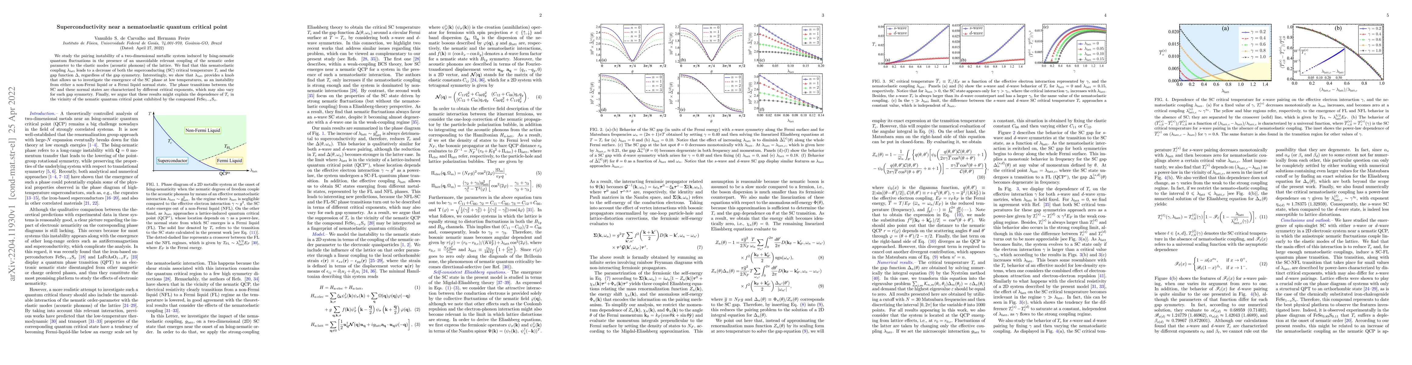 Thumbnail for Superconductivity near a nematoelastic quantum critical point