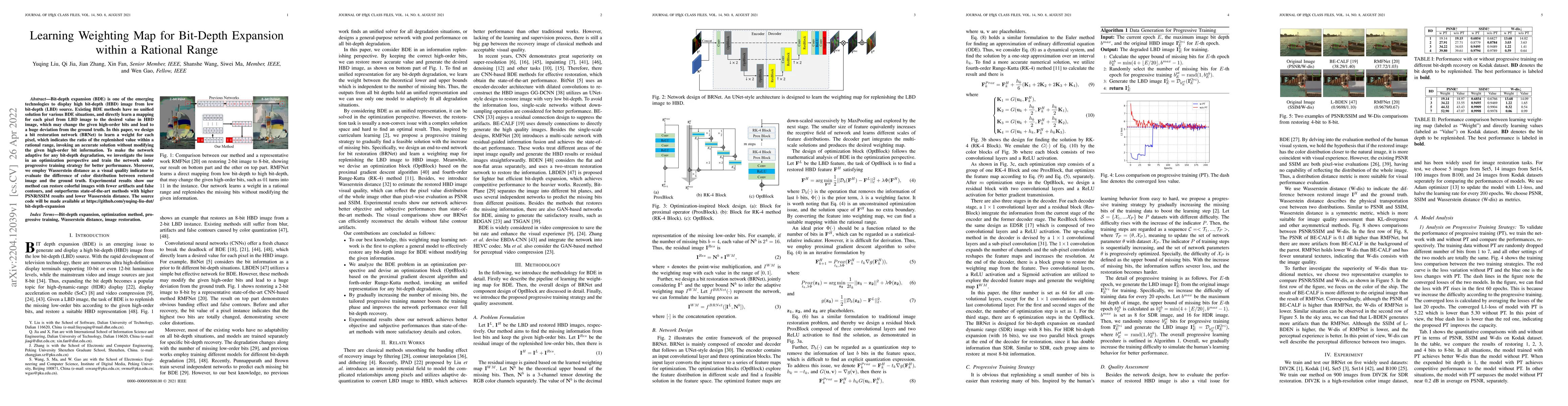 Thumbnail for Learning Weighting Map for Bit-Depth Expansion within a Rational Range