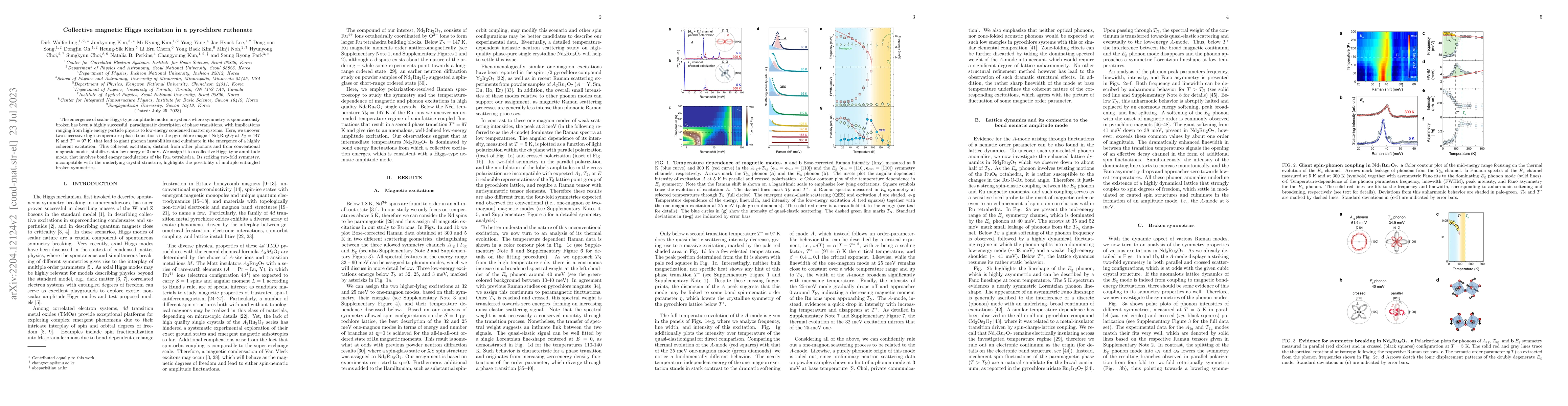 Thumbnail for Collective magnetic Higgs excitation in a pyrochlore ruthenate