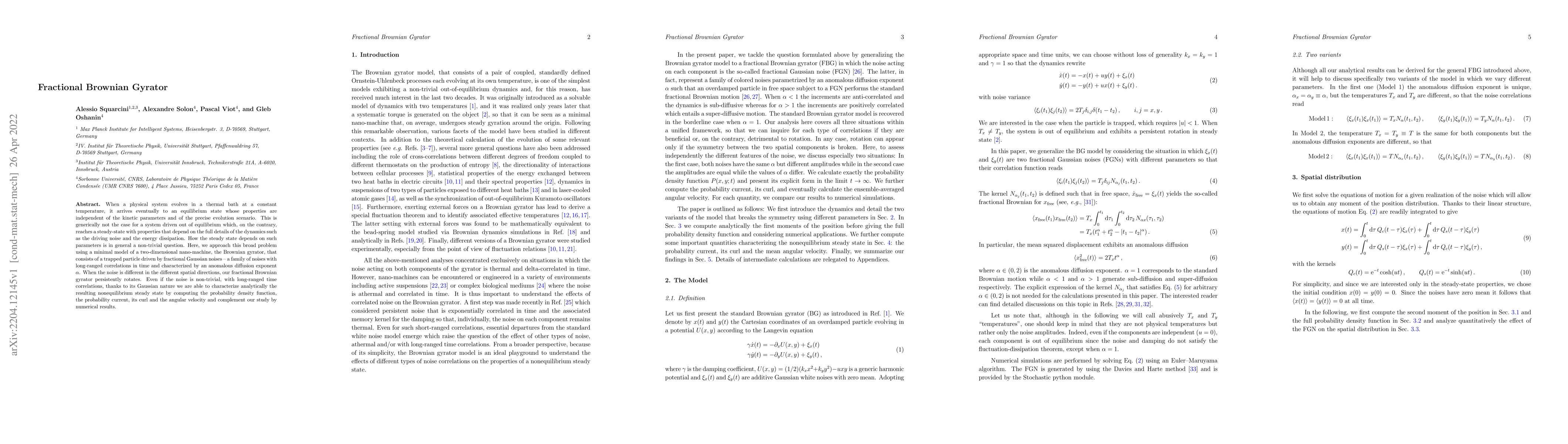 Thumbnail for Fractional Brownian Gyrator
