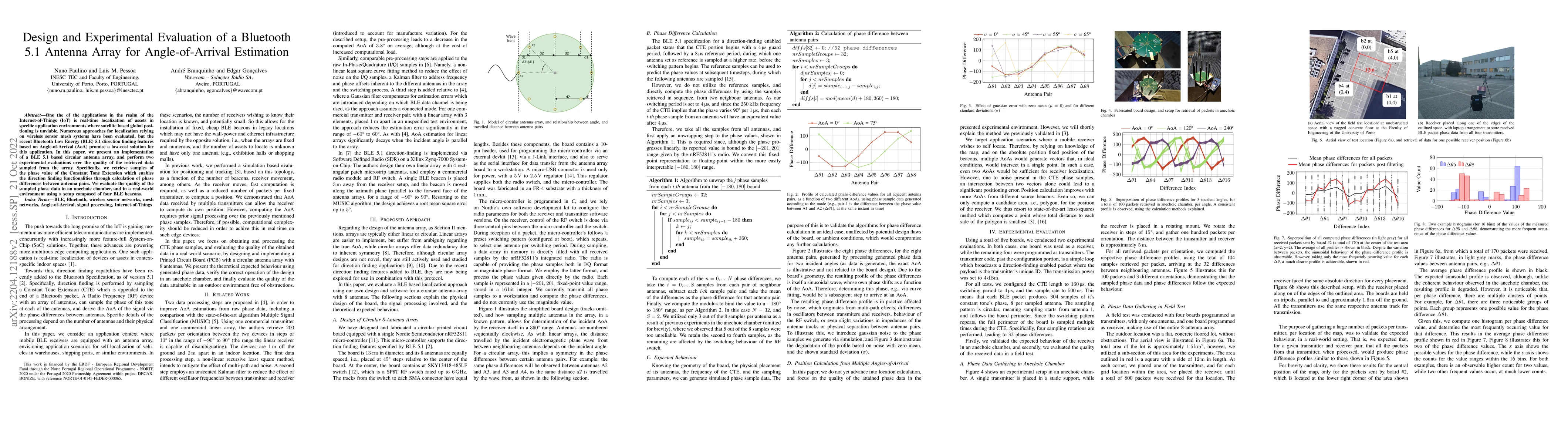 Thumbnail for Design and Experimental Evaluation of a Bluetooth 5.1 Antenna Array for
  Angle-of-Arrival Estimation