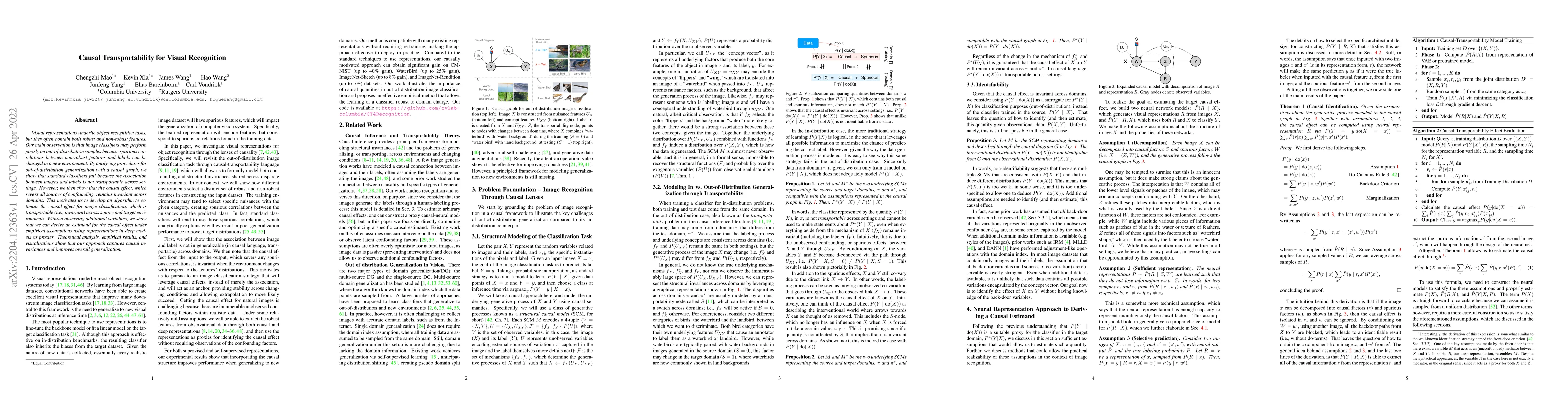 Thumbnail for Causal Transportability for Visual Recognition