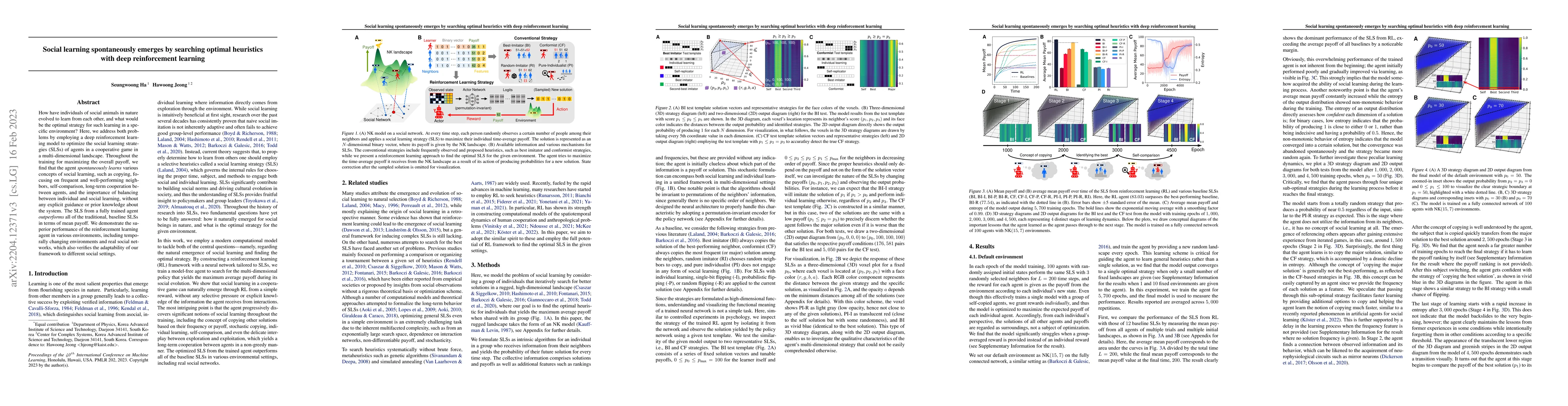 Thumbnail for Social learning spontaneously emerges by searching optimal heuristics
  with deep reinforcement learning
