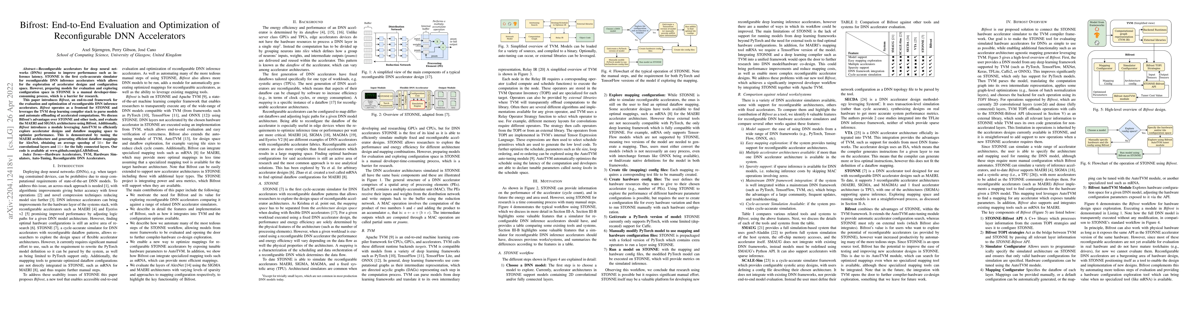 Thumbnail for Bifrost: End-to-End Evaluation and Optimization of Reconfigurable DNN
  Accelerators