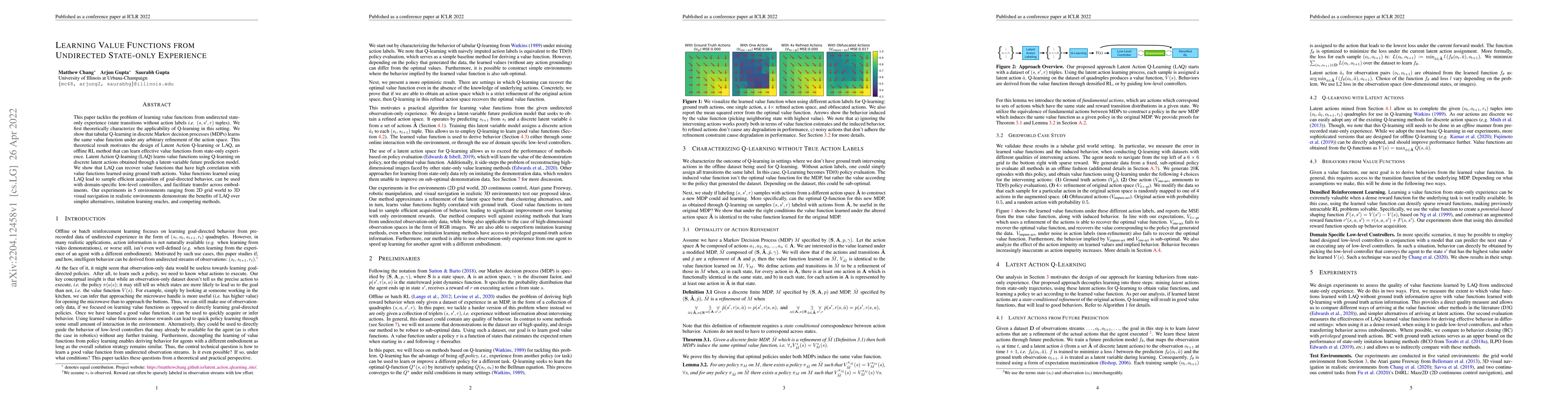 Thumbnail for Learning Value Functions from Undirected State-only Experience