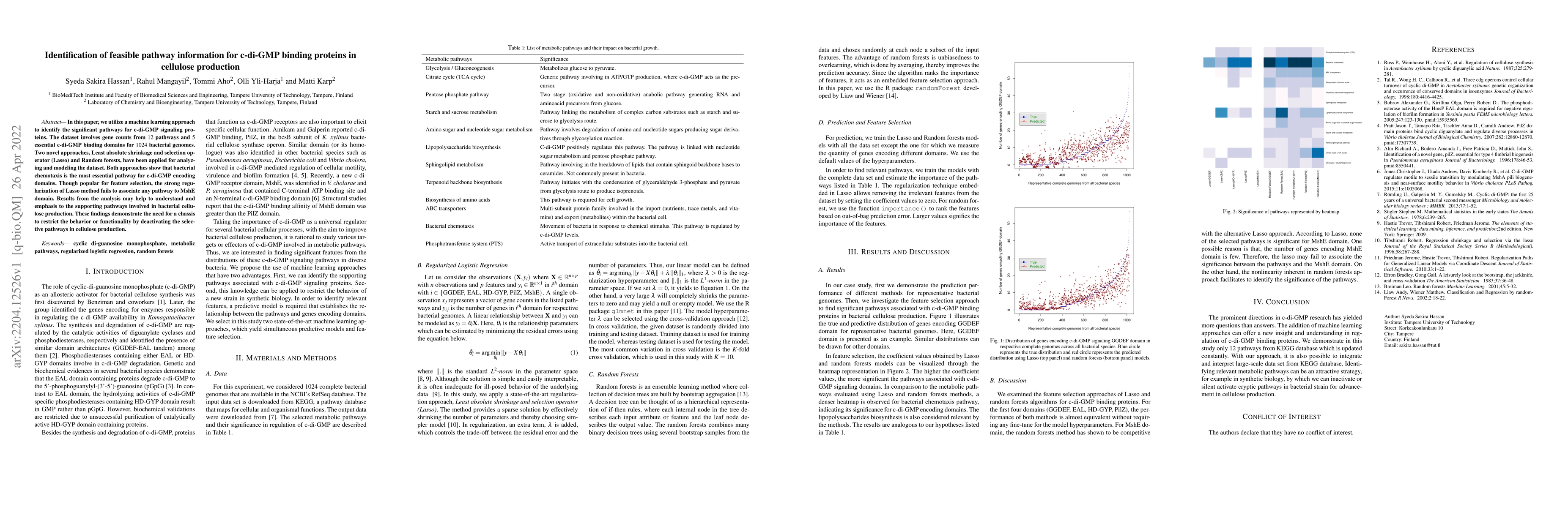Thumbnail for Identification of feasible pathway information for c-di-GMP binding
  proteins in cellulose production