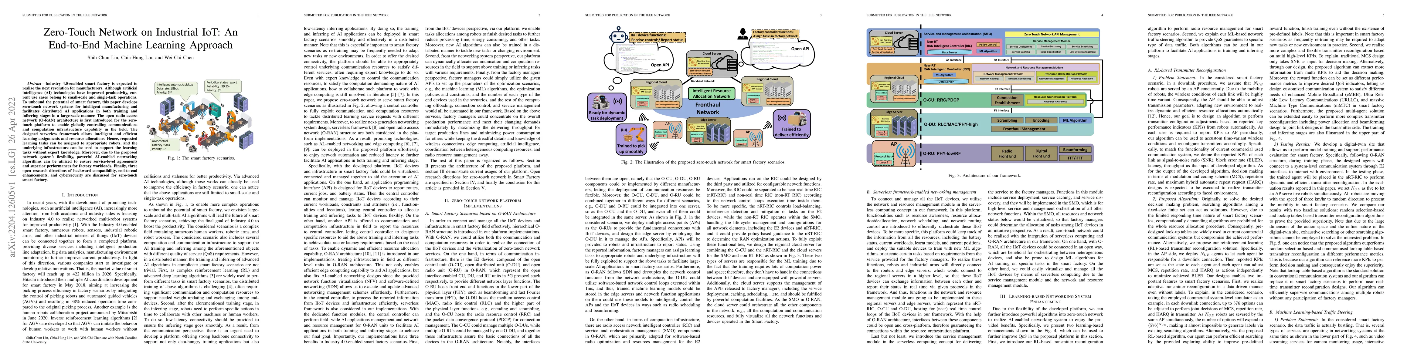 Thumbnail for Zero-Touch Network on Industrial IoT: An End-to-End Machine Learning
  Approach