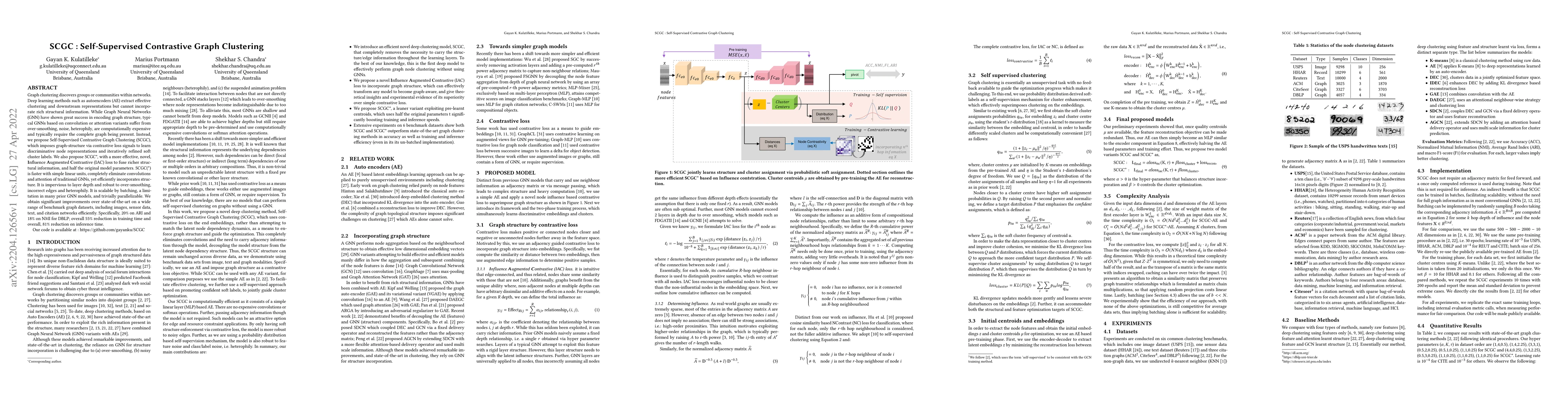 Thumbnail for SCGC : Self-Supervised Contrastive Graph Clustering