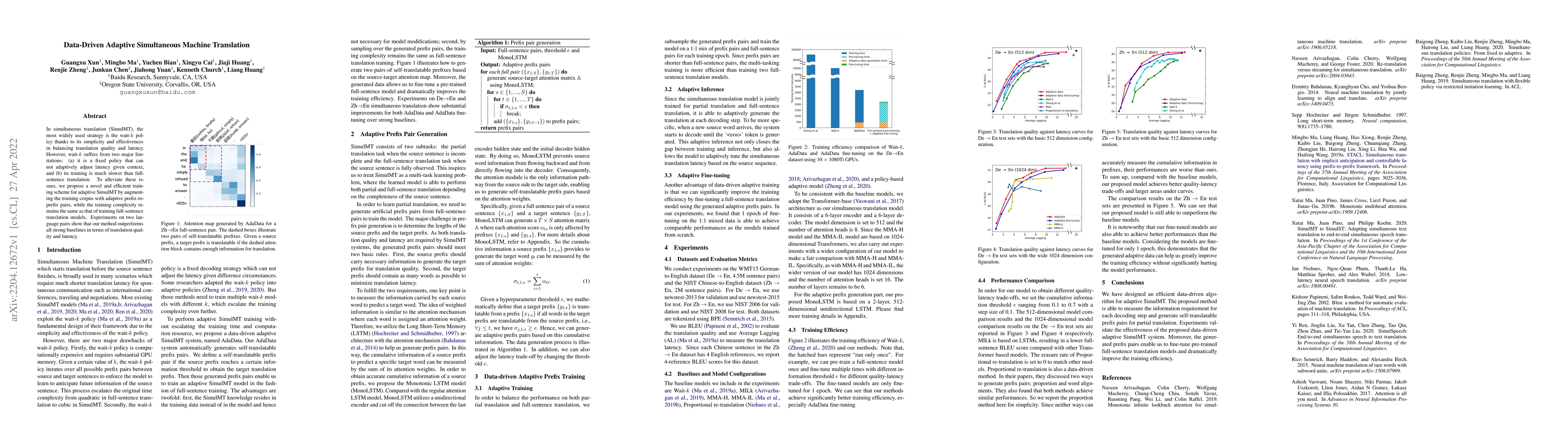 Thumbnail for Data-Driven Adaptive Simultaneous Machine Translation