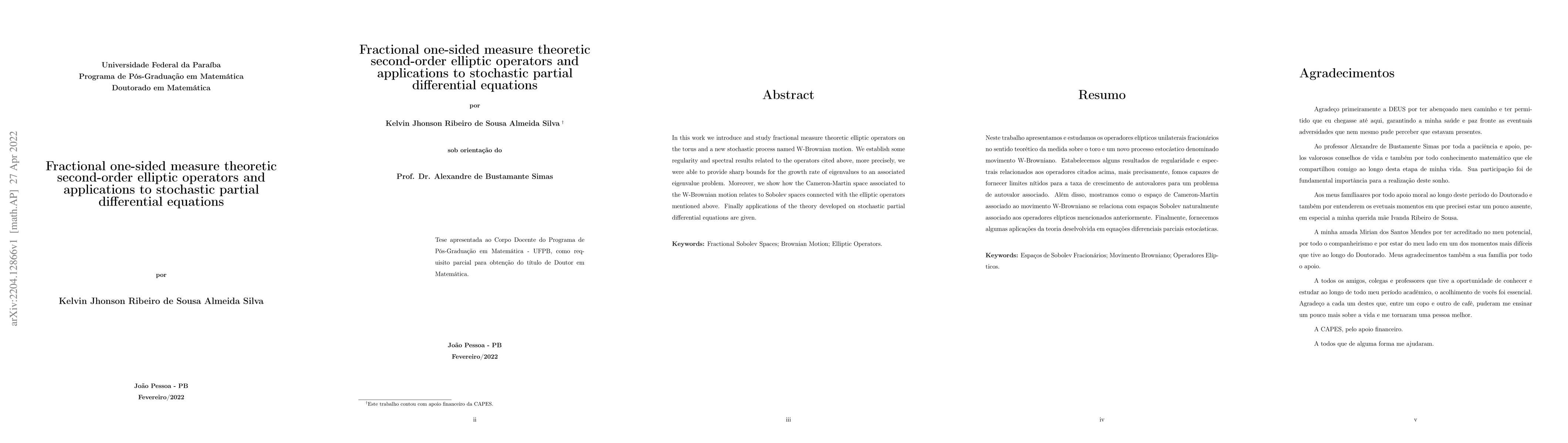 Thumbnail for Fractional one-sided measure theoretic second-order elliptic operators
  and applications to stochastic partial differential equations