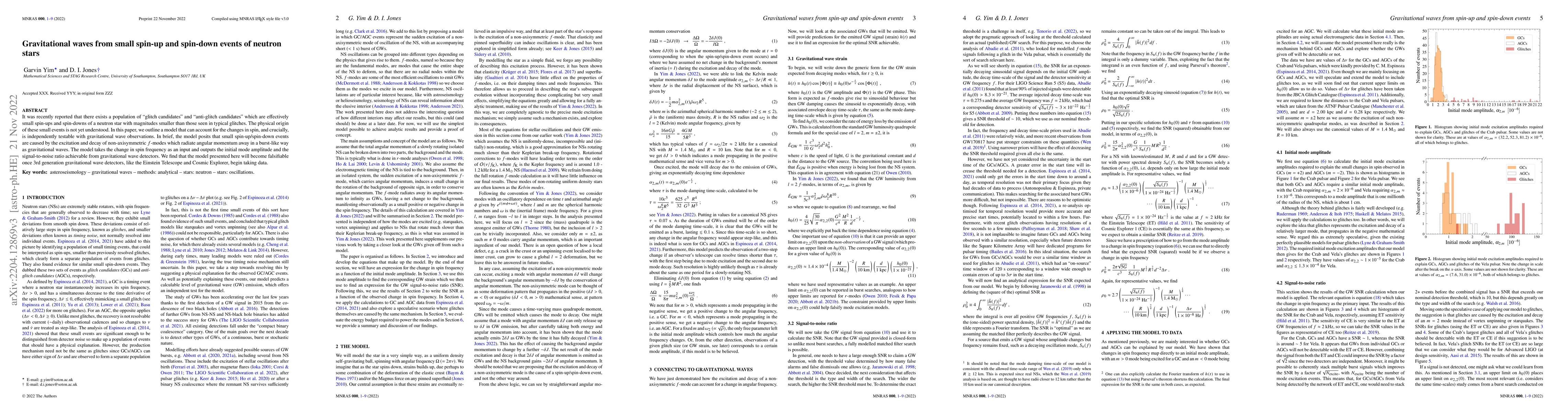 Thumbnail for Gravitational waves from small spin-up and spin-down events of neutron
  stars