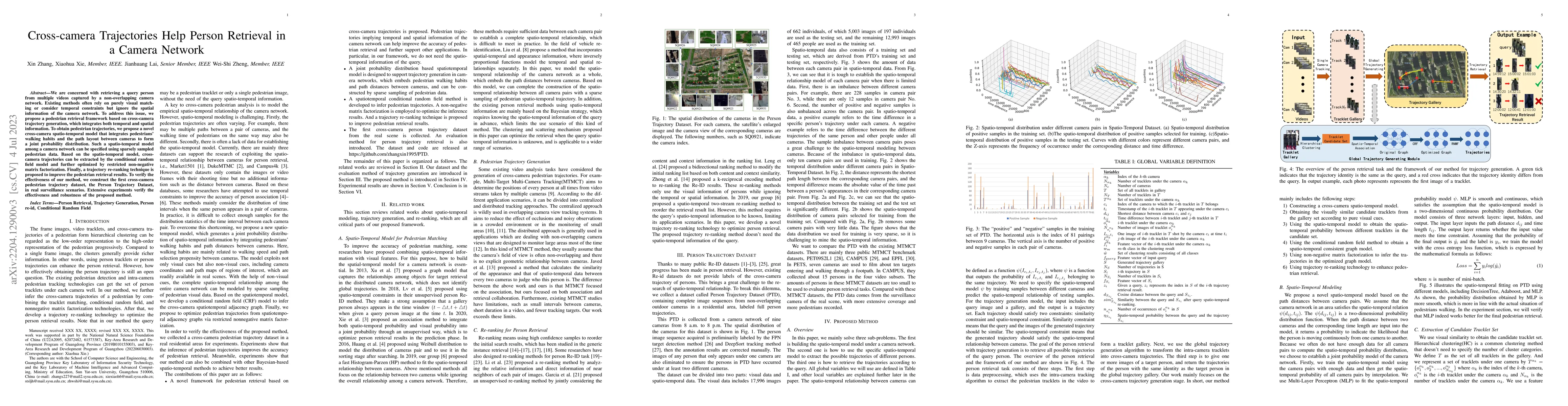 Thumbnail for Cross-Camera Trajectories Help Person Retrieval in a Camera Network