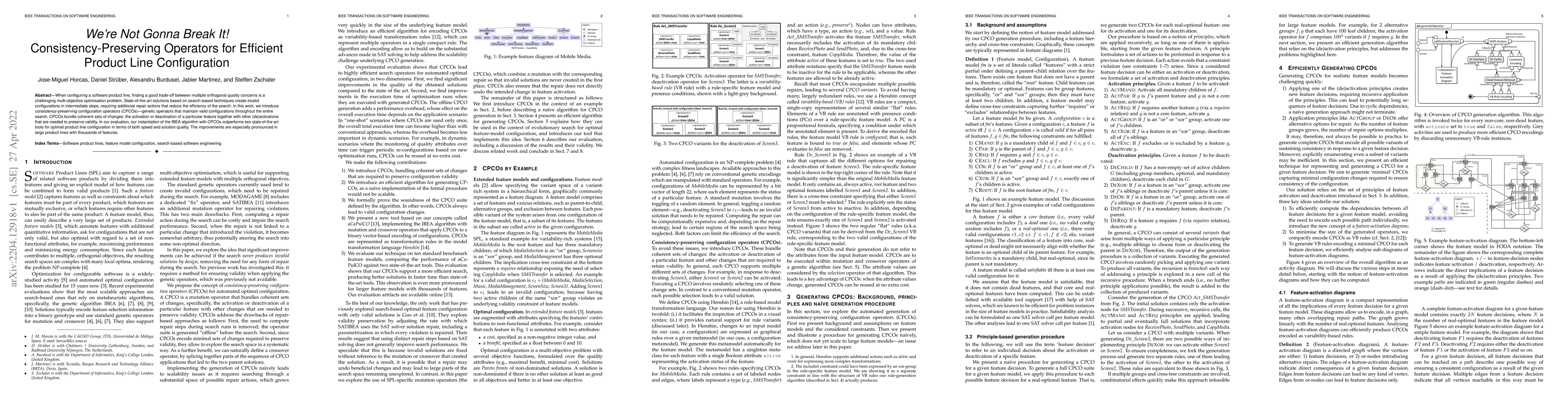 Thumbnail for We're Not Gonna Break It! Consistency-Preserving Operators for Efficient
  Product Line Configuration