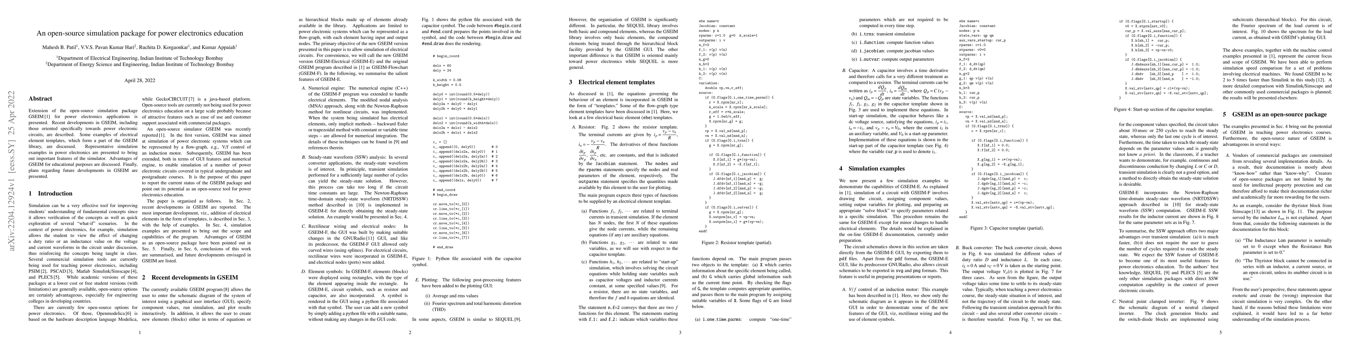 Thumbnail for An open-source simulation package for power electronics education