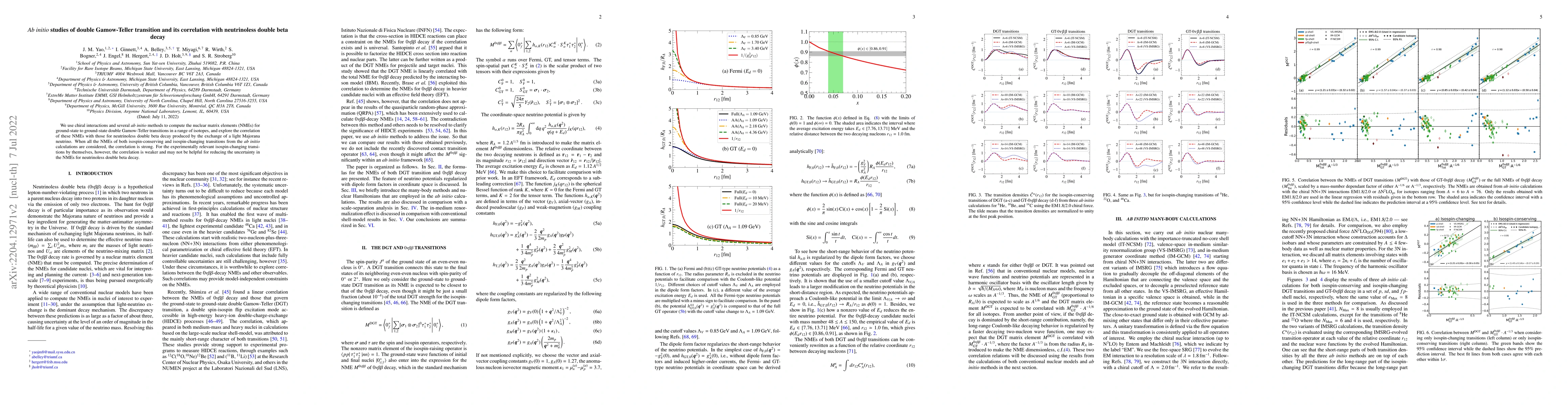 Thumbnail for Ab initio studies of double Gamow-Teller transition and its correlation
  with neutrinoless double beta decay