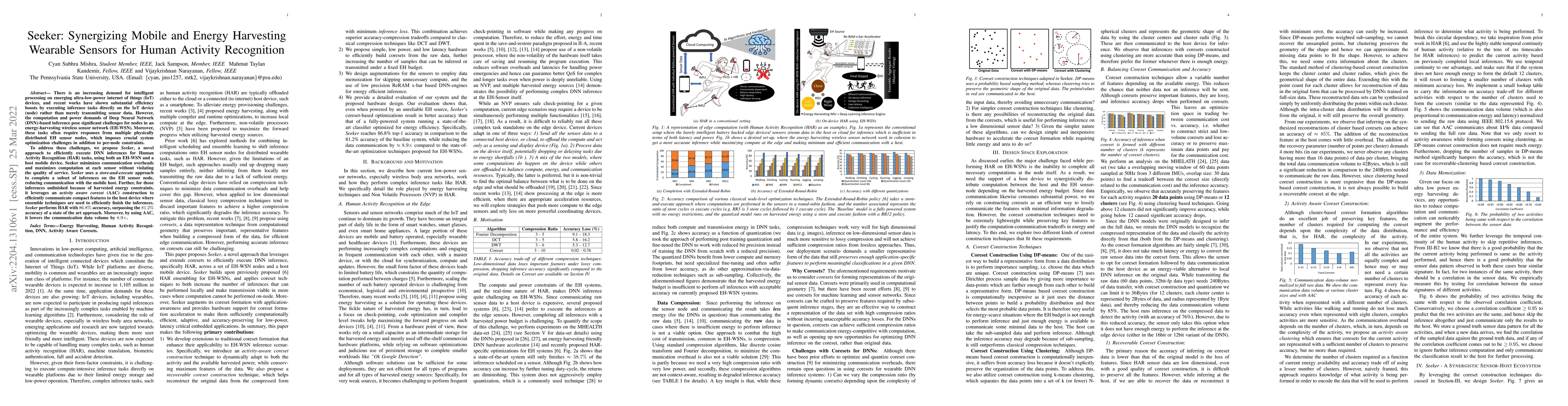 Thumbnail for Seeker: Synergizing Mobile and Energy Harvesting Wearable Sensors for
  Human Activity Recognition