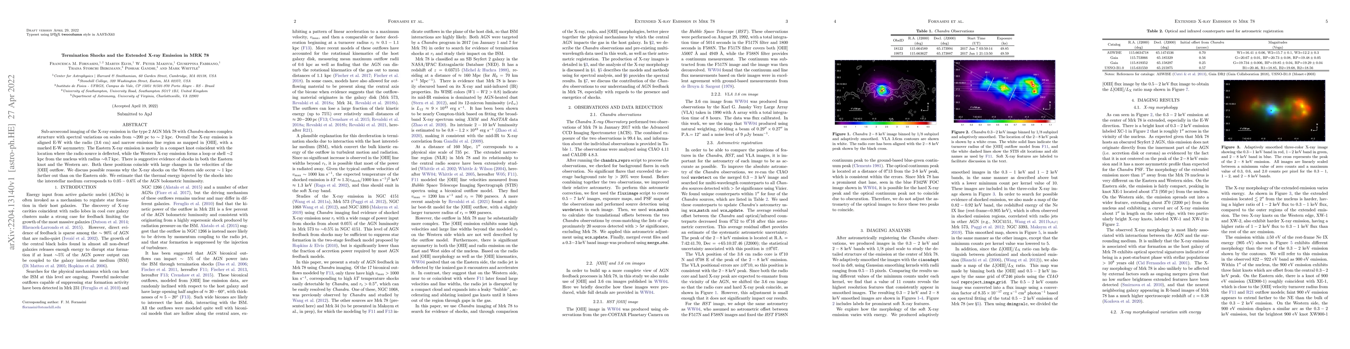 Thumbnail for Termination Shocks and the Extended X-ray Emission in MRK 78