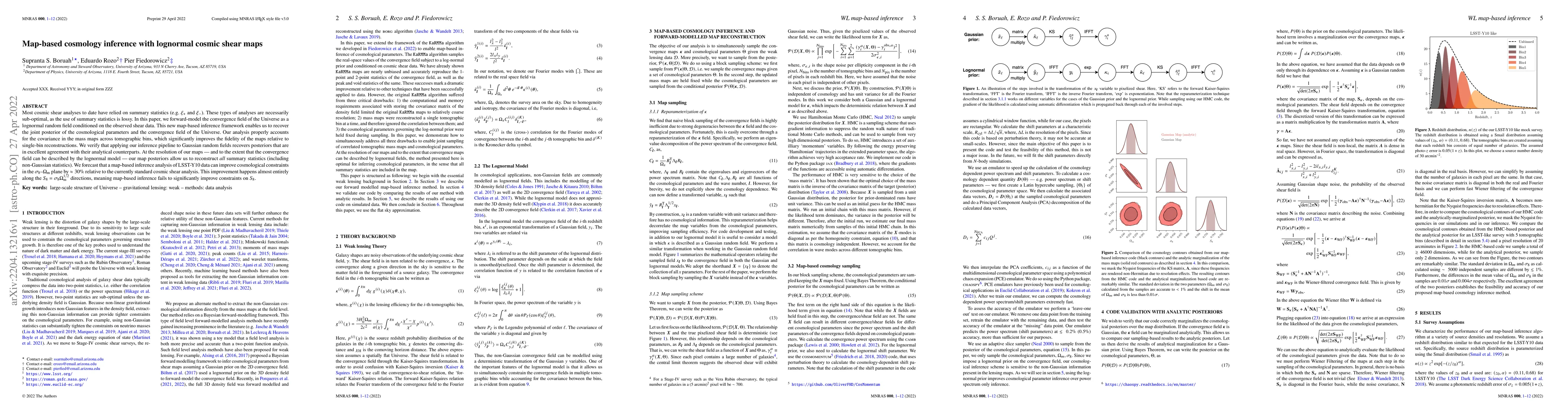 Thumbnail for Map-based cosmology inference with lognormal cosmic shear maps