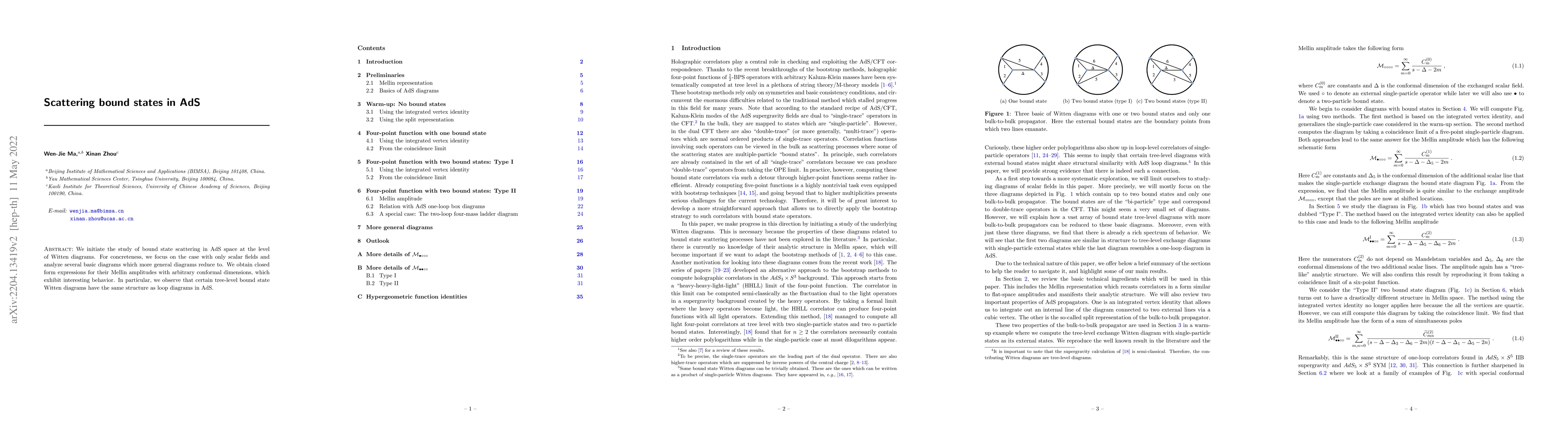 Thumbnail for Scattering bound states in AdS