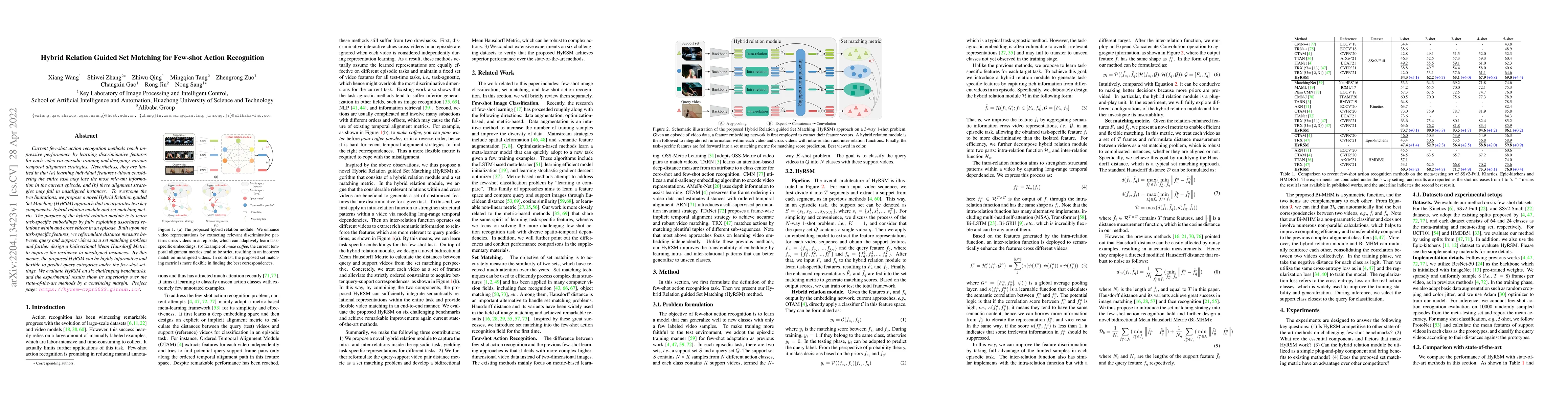 Thumbnail for Hybrid Relation Guided Set Matching for Few-shot Action Recognition
