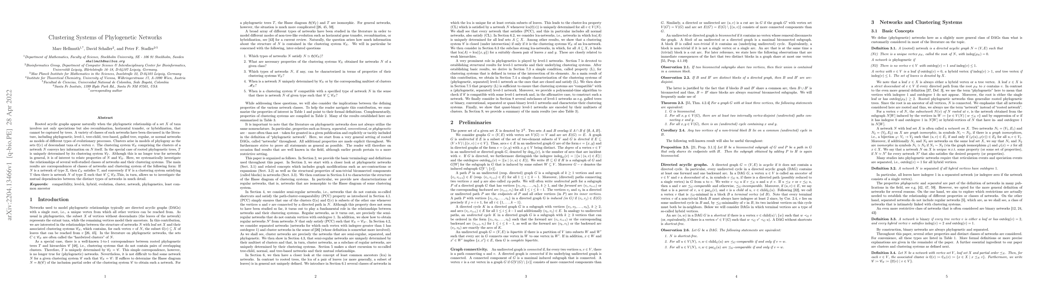Thumbnail for Clustering Systems of Phylogenetic Networks