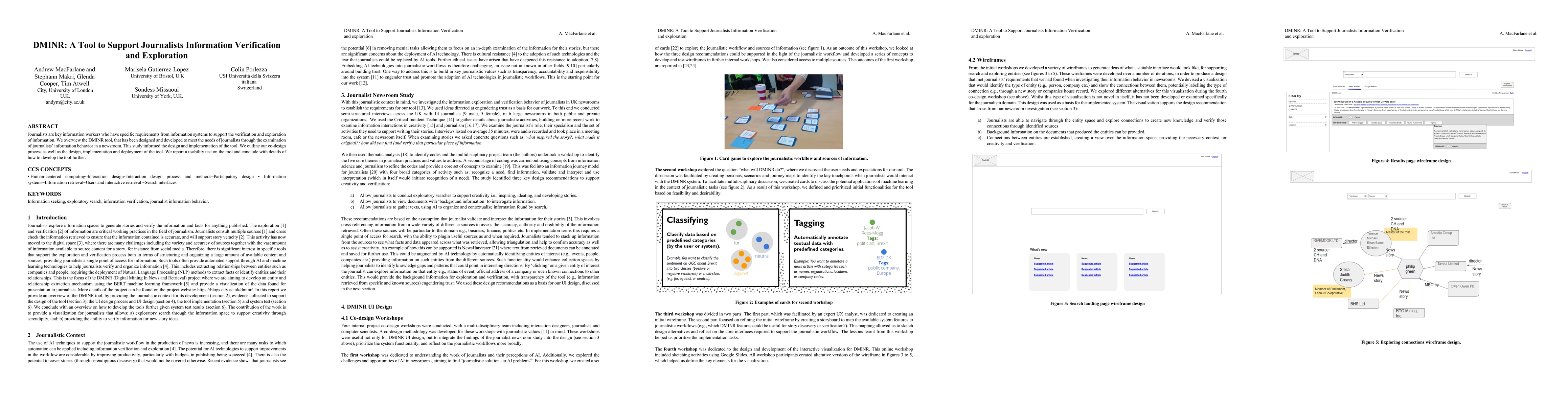 Thumbnail for DMINR: A Tool to Support Journalists Information Verification and
  Exploration