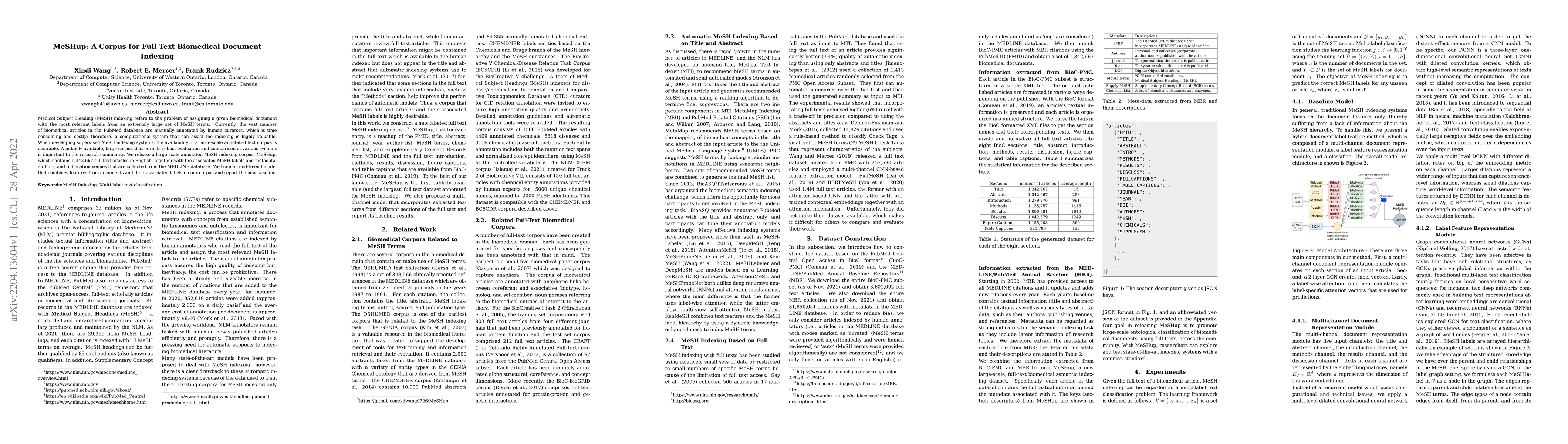 Thumbnail for MeSHup: A Corpus for Full Text Biomedical Document Indexing