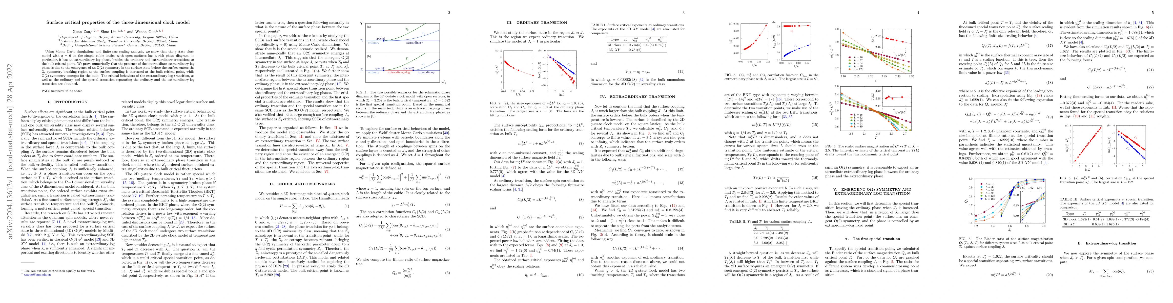 Thumbnail for Surface critical properties of the three-dimensional clock model