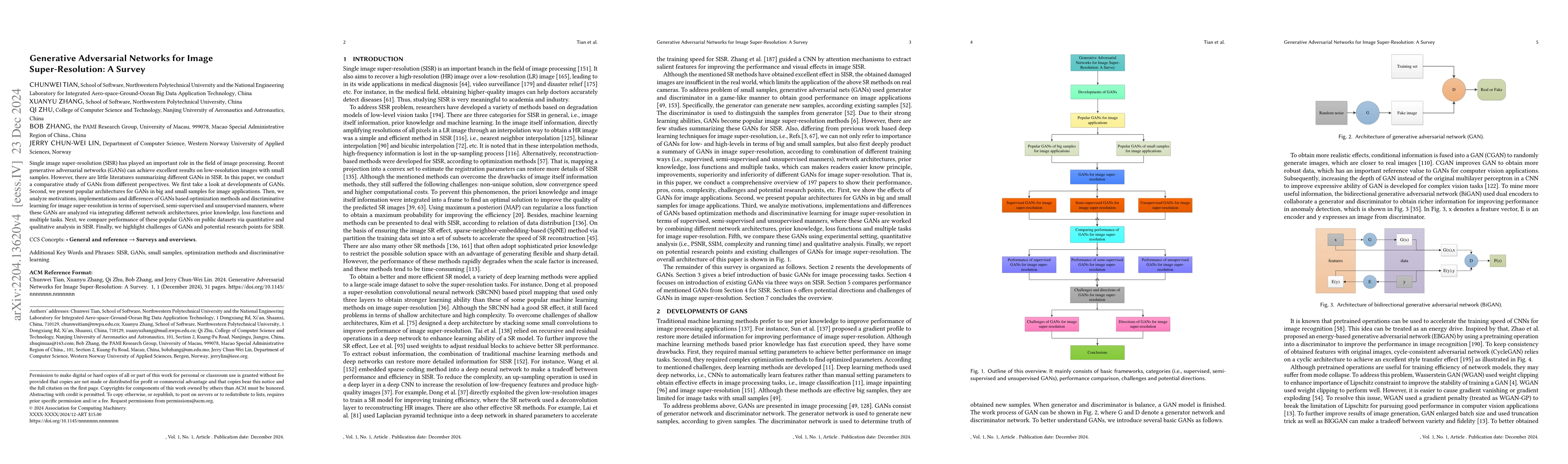 Thumbnail for Generative Adversarial Networks for Image Super-Resolution: A Survey