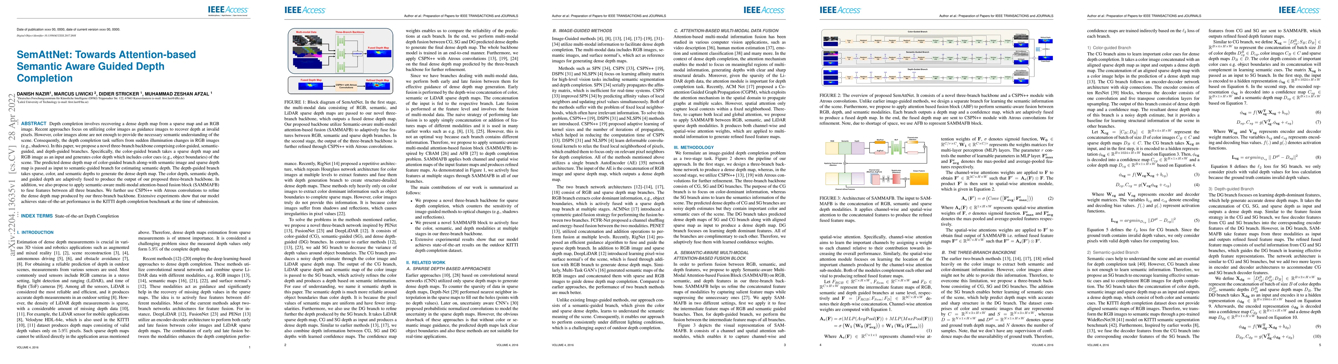 Thumbnail for SemAttNet: Towards Attention-based Semantic Aware Guided Depth
  Completion