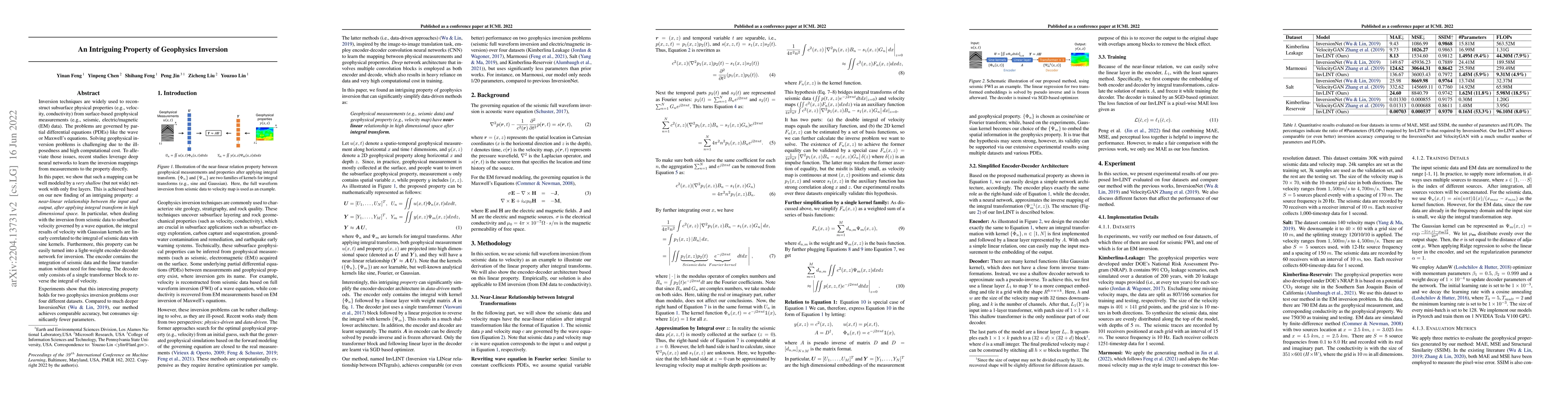 Thumbnail for An Intriguing Property of Geophysics Inversion