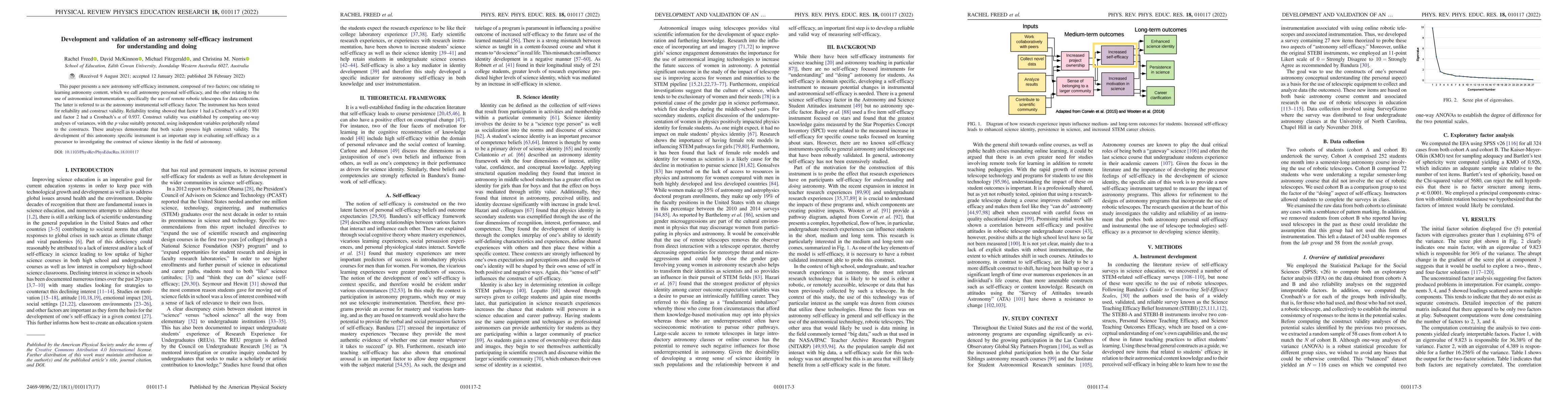 Thumbnail for Development and validation of an astronomy self-efficacy instrument for
  understanding and doing