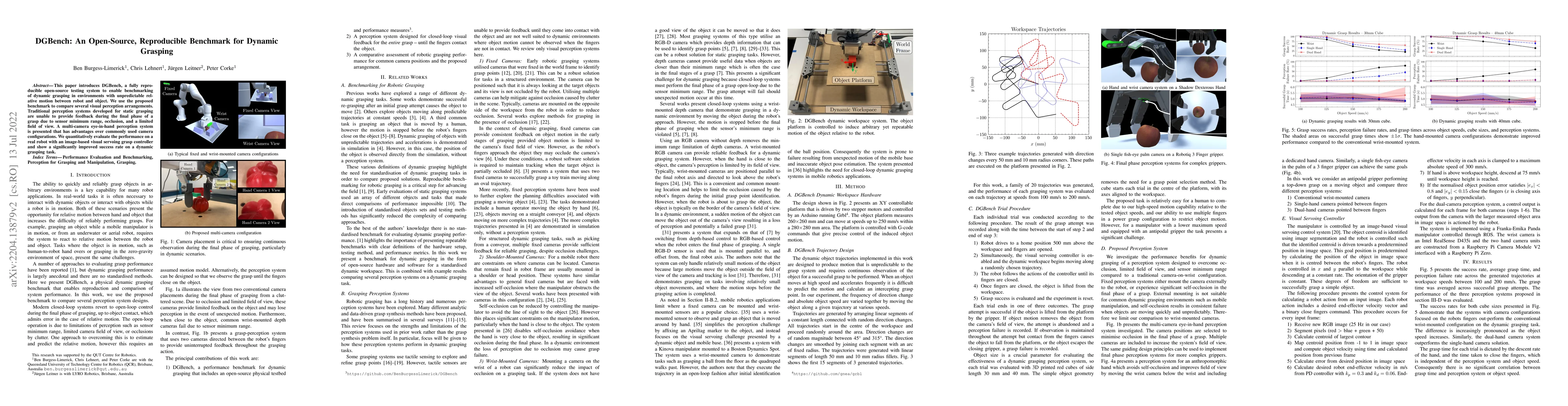 Thumbnail for DGBench: An Open-Source, Reproducible Benchmark for Dynamic Grasping