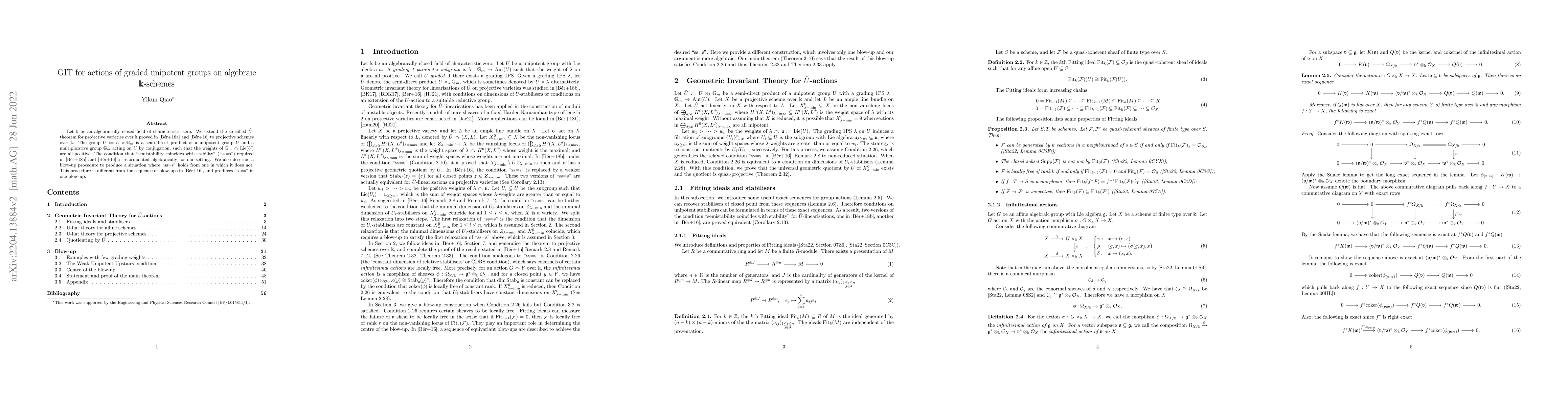 Thumbnail for GIT for $\hat U$-actions on algebraic $\mathbb C$-schemes