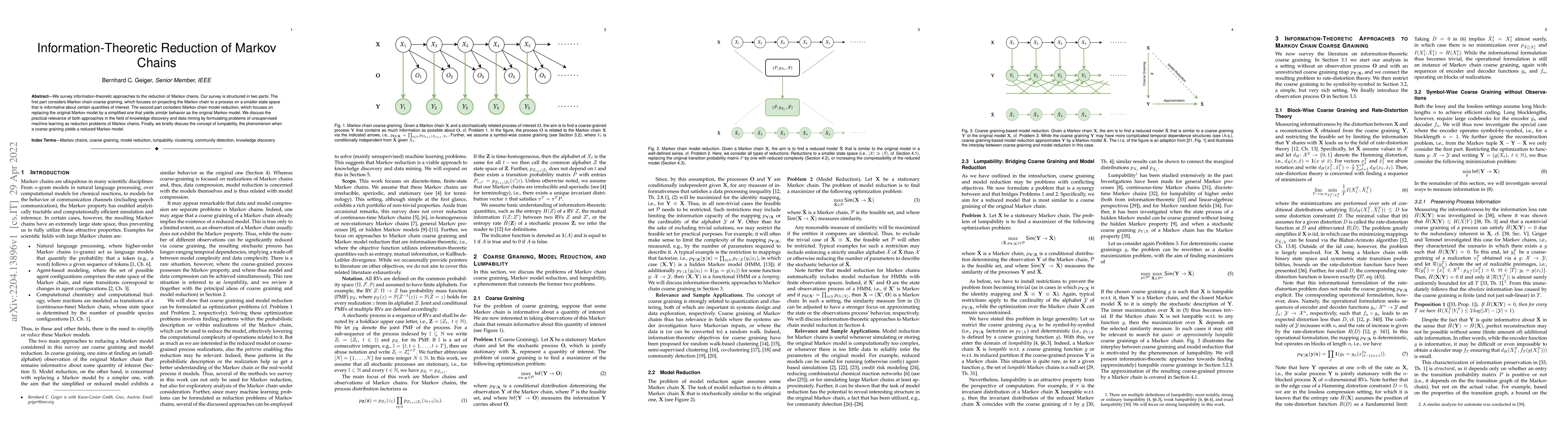 Thumbnail for Information-Theoretic Reduction of Markov Chains