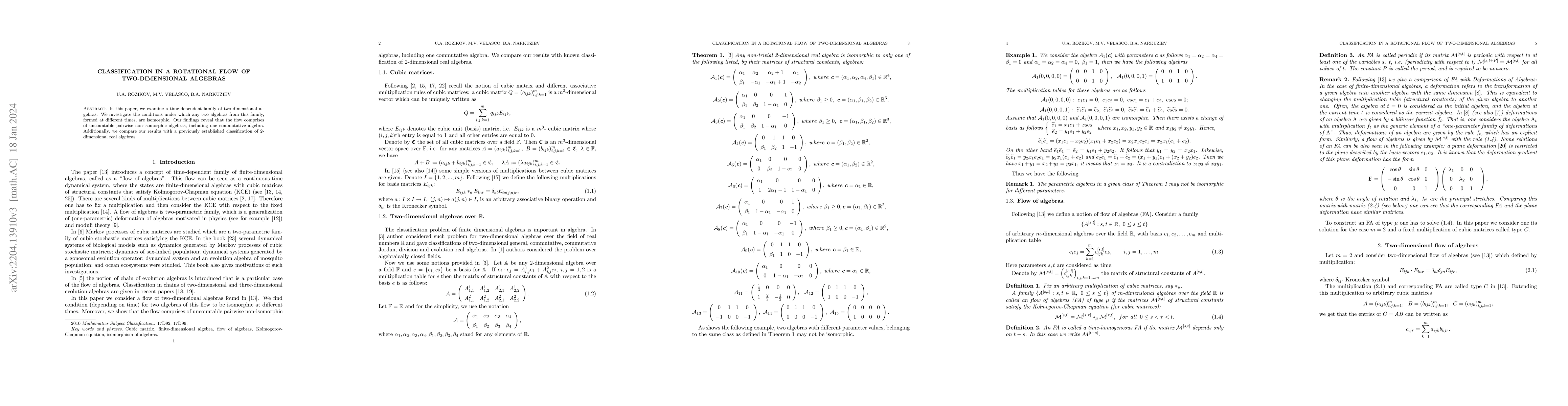 Thumbnail for Classification in a rotational flow of two-dimensional algebras