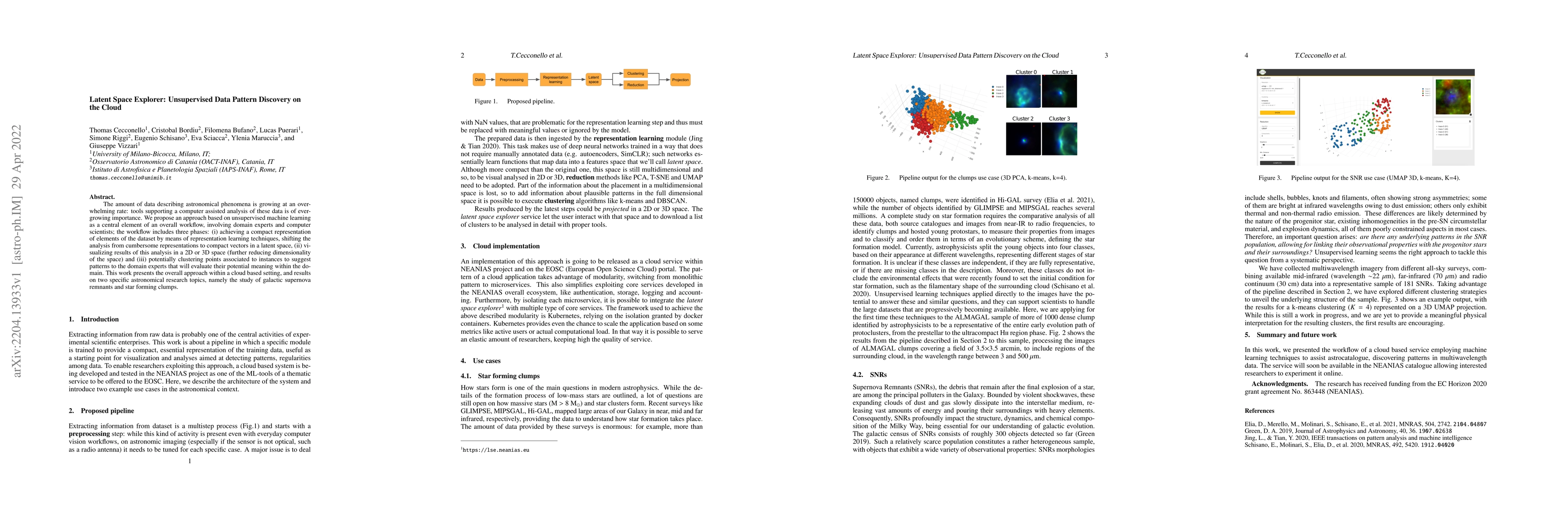 Thumbnail for Latent Space Explorer: Unsupervised Data Pattern Discovery on the Cloud