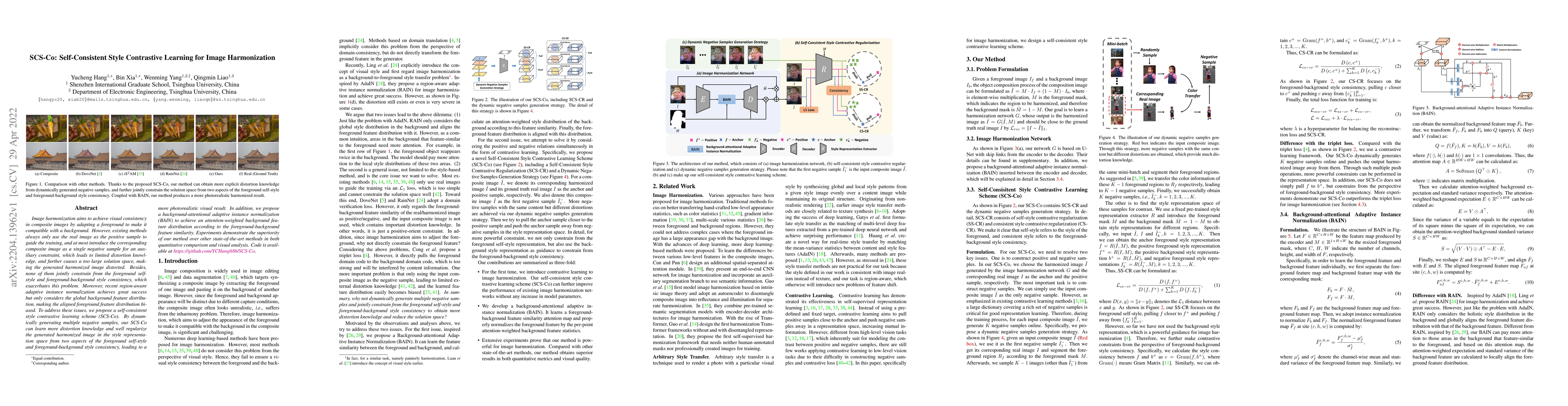 Thumbnail for SCS-Co: Self-Consistent Style Contrastive Learning for Image
  Harmonization