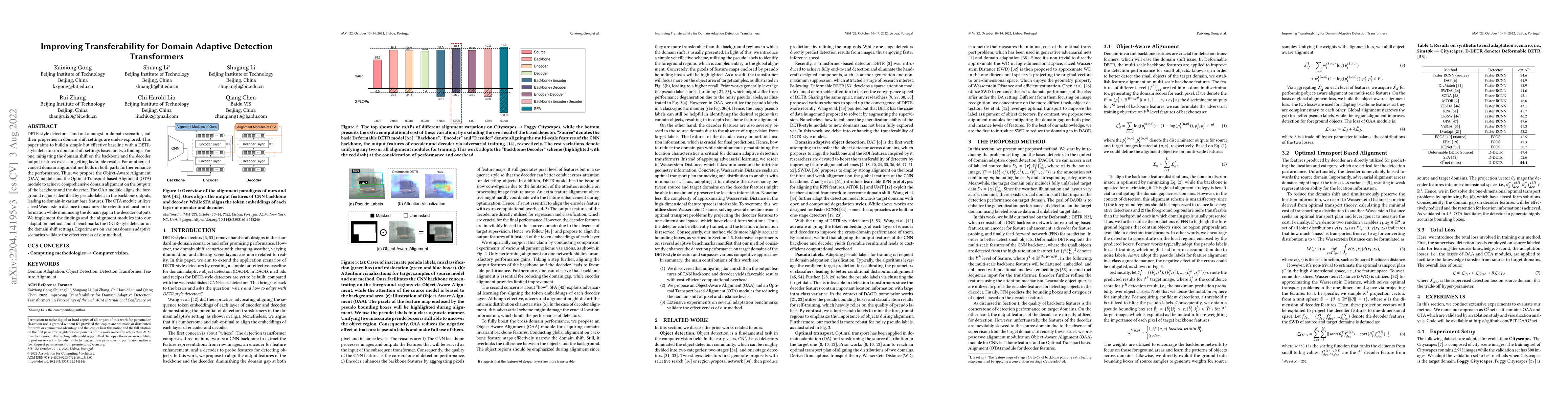 Thumbnail for Improving Transferability for Domain Adaptive Detection Transformers