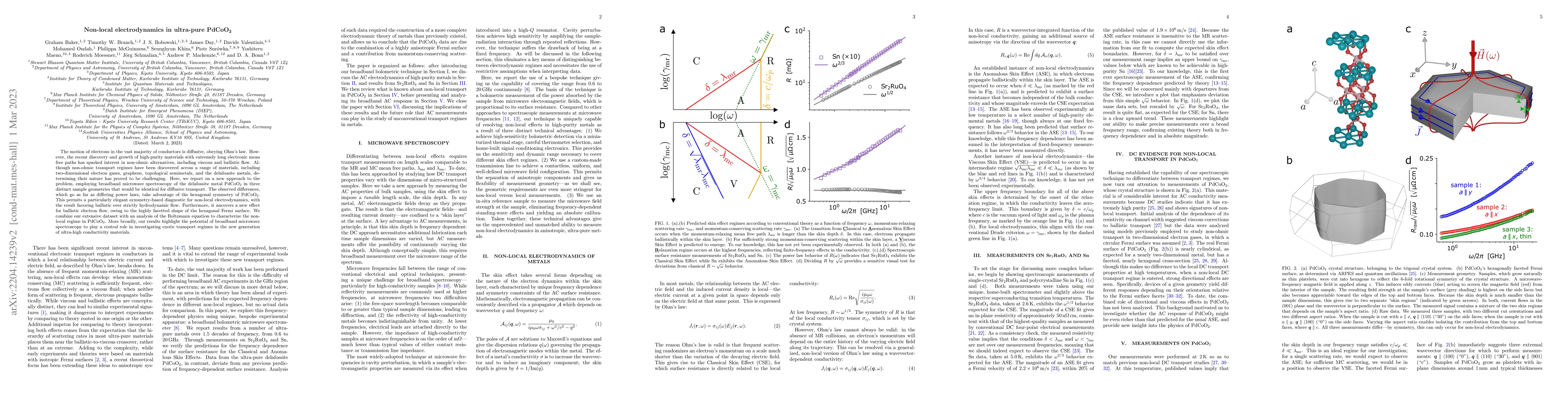 Thumbnail for Non-local electrodynamics in ultra-pure PdCoO$_{2}$