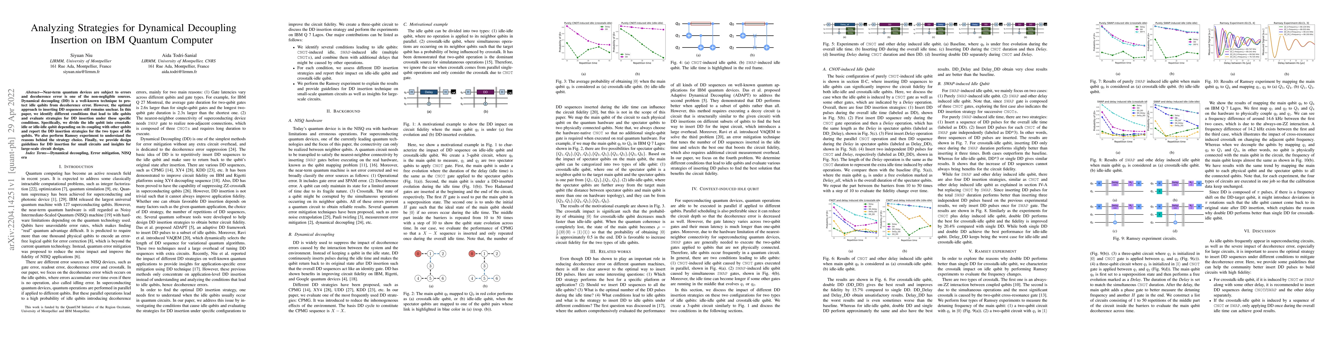Thumbnail for Analyzing Strategies for Dynamical Decoupling Insertion on IBM Quantum
  Computer