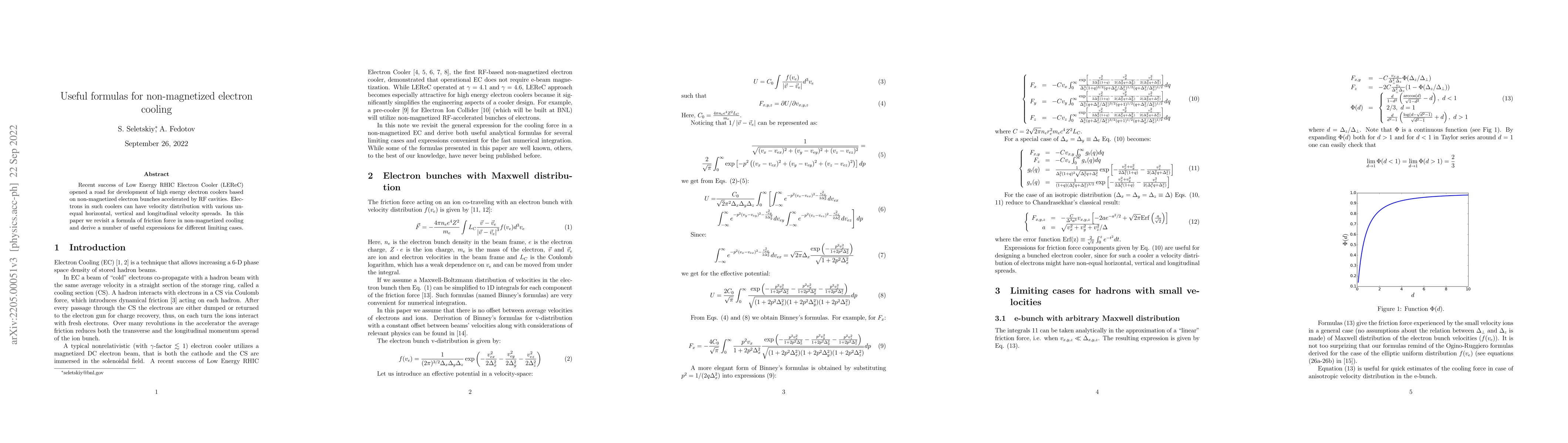 Thumbnail for Useful formulas for non-magnetized electron cooling