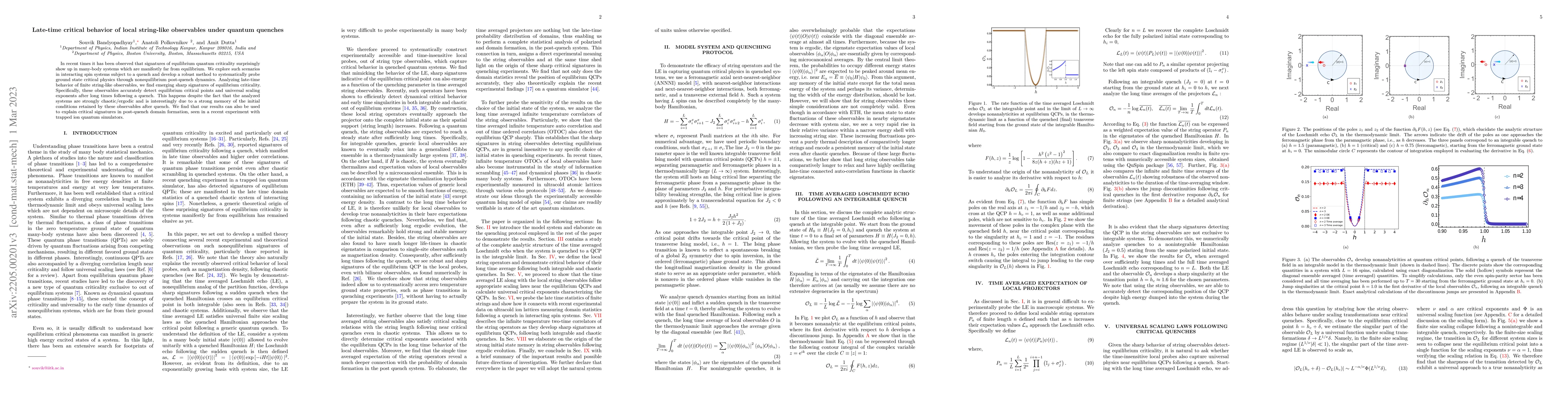 Thumbnail for Late-time critical behavior of local string-like observables under
  quantum quenches
