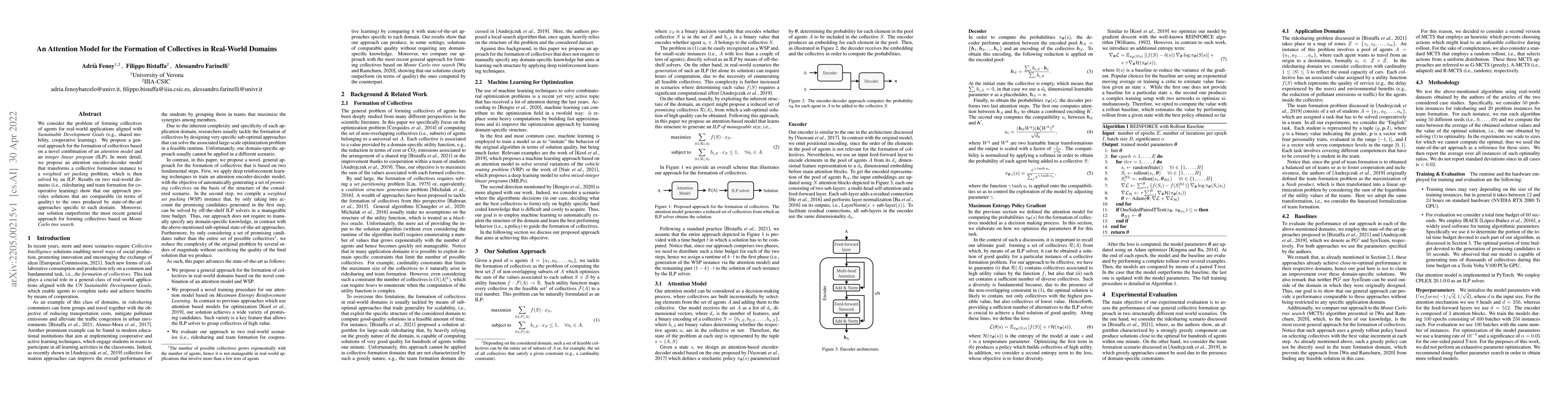 Thumbnail for An attention model for the formation of collectives in real-world
  domains