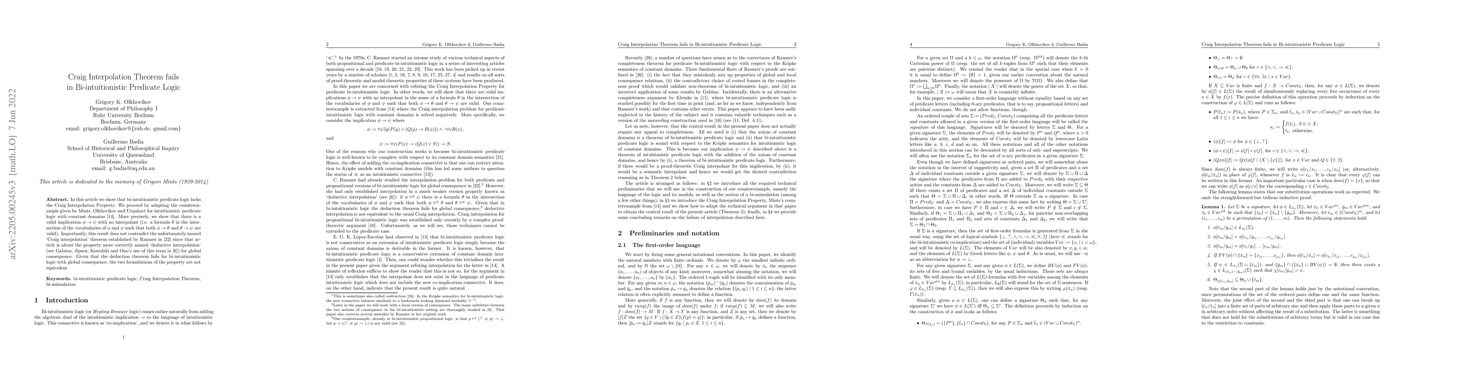 Thumbnail for Craig interpolation theorem fails in bi-intuitionistic predicate logic