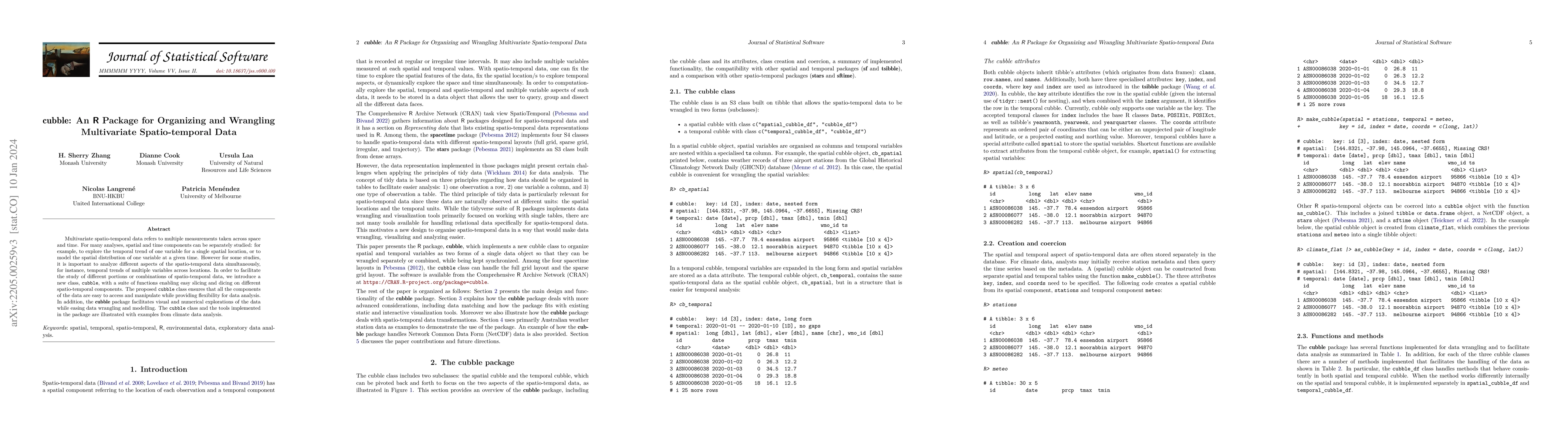 Thumbnail for cubble: An R Package for Organizing and Wrangling Multivariate
  Spatio-temporal Data